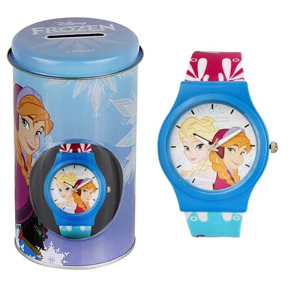 Disney Princess for Kids Round Analogue Wrist Watch | Birthday Gift for Boys & Girls - Age 3 to 12 Years (Elsa and Anna Blue),Multicolour Disney Princess for Kids Round Analogue Wrist Watch | Birthday Gift for Boys & Girls - Age 3 to 12 Years (Elsa and Anna Blue),Multicolour