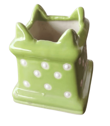 Handmade Tulsi Rectangle Ceramic Pot