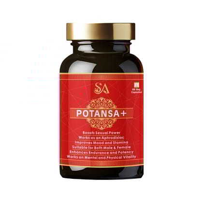 POTANSA +(Booster for Men-Strength, Stamina, Energy Enhancing, Mood, Endurance Boost)