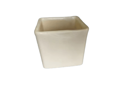 Rectangle shape White Flower Pot