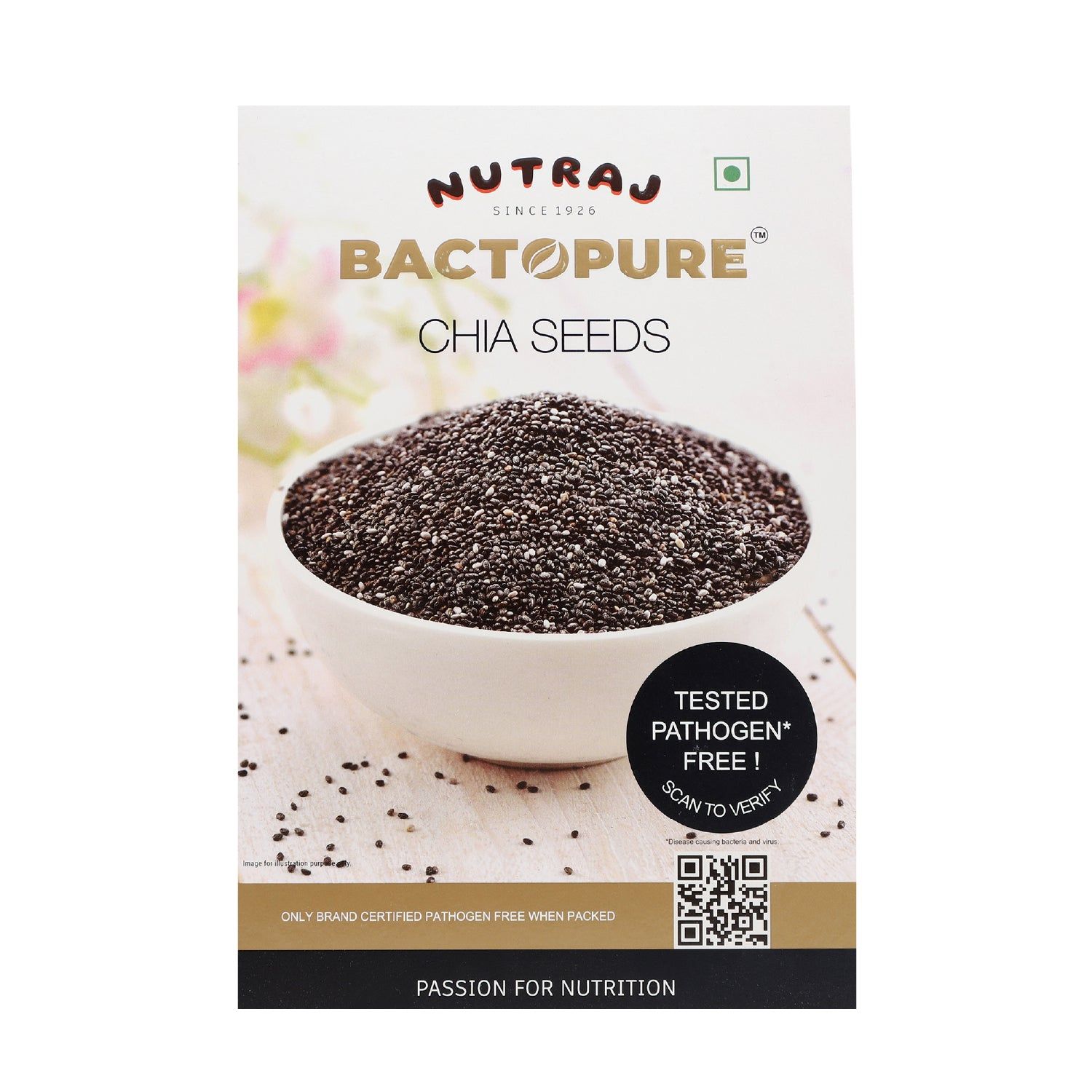 Nutraj Bactopure Chia Seeds 200g