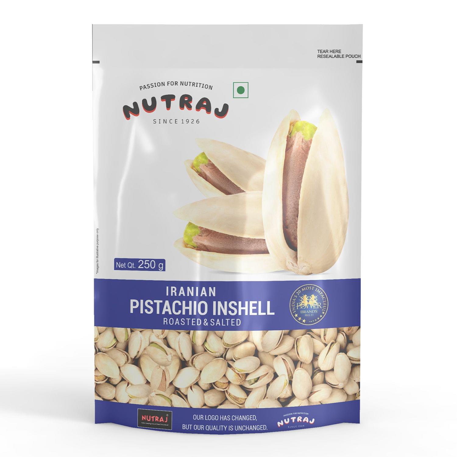 Nutraj Iranian Roasted Salted Pistachios 250g