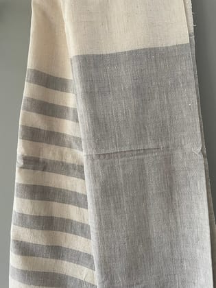 Towel - Nature alley - Handspun fabric - Grey