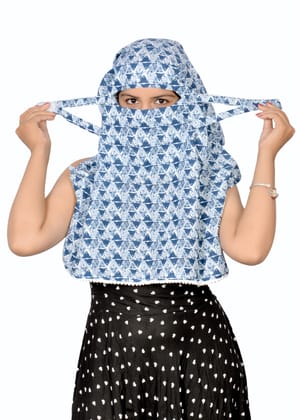 Scarf Face Cover Cum Mask Pure Cotton For Daily Use Women and Girls