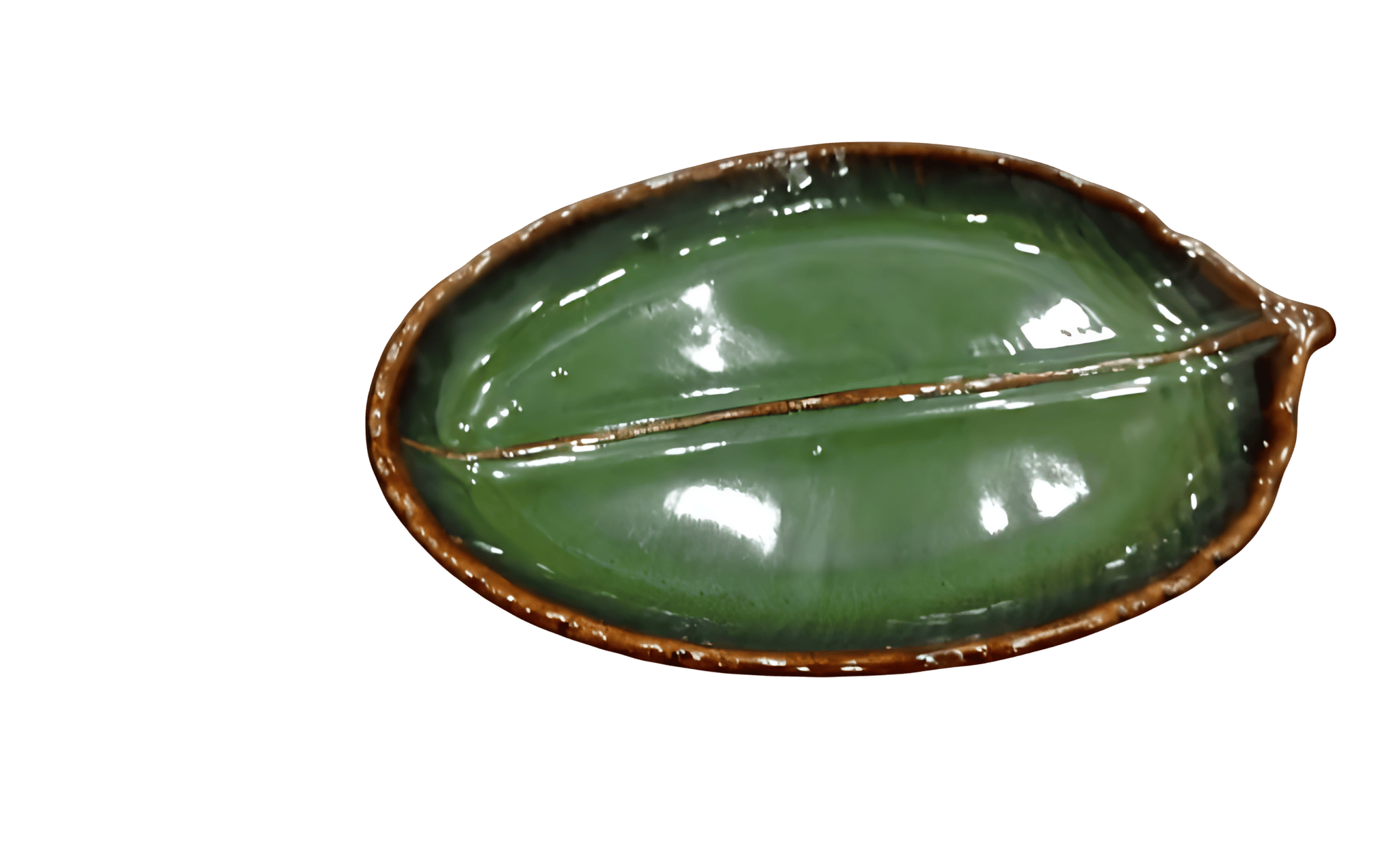 The Leaf Shaped Ceramic Platter for Serving Snacks