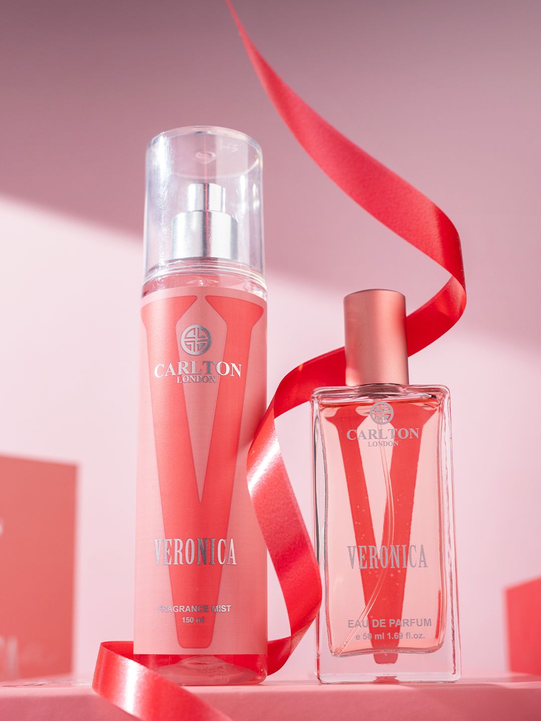 Carlton London Women Gift Set of 2 Veronica EDP Perfume 50ml & Body Mist - 150ml