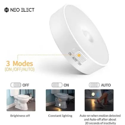 Neo Elect Motion Sensor Light for Home with USB Charging Self Adhesive Motion Activated Rechargeable Light Neo Elect Motion Sensor Light for Home with USB Charging Self Adhesive Motion Activated Rechargeable Light