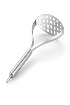 HAPPI Vegetable & Potato Masher for Kitchen, Pav Bhaji Smasher Potato Pressers Stainless Steel HAPPI Vegetable & Potato Masher for Kitchen, Pav Bhaji Smasher Potato Pressers Stainless Steel