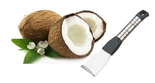 HAPPI Coconut Peeler & Coconut Scrapper Stainless Steel Coconut Tool