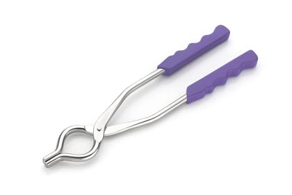 HAPPI Pincers for Kitchen sandasi/pakkad/sansi/Pincers for Cooking Tongs Stainless Steel Plastic Handle HAPPI Pincers for Kitchen sandasi/pakkad/sansi/Pincers for Cooking Tongs Stainless Steel Plastic Handle
