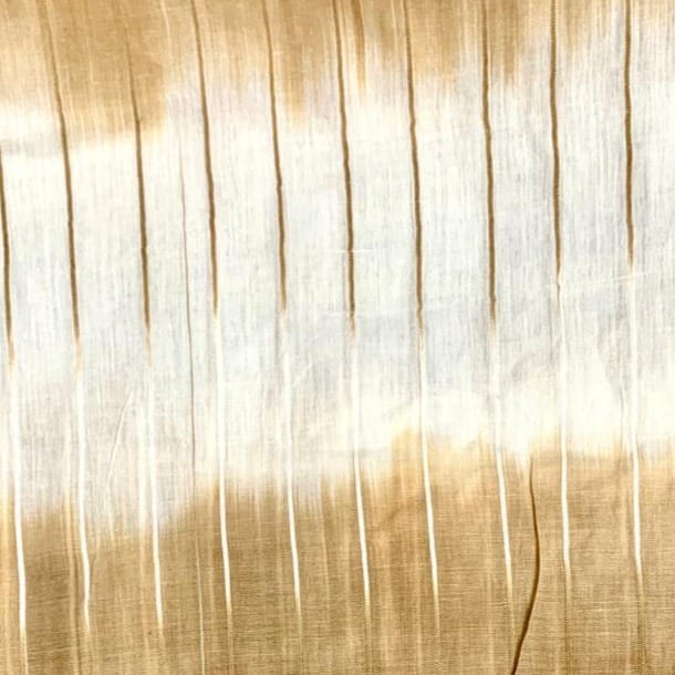 CPY005-Cotton-Earthly Elegance: Brown and White Tie-Dye Cotton Fabric 3 meters