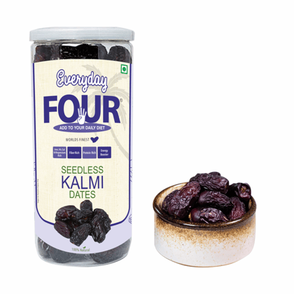 Everyday Four Seedless Kalmi Dates ( Khajur) 400g