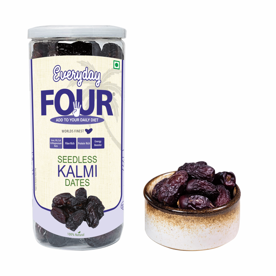 Everyday Four Seedless Kalmi Dates ( Khajur) 400g