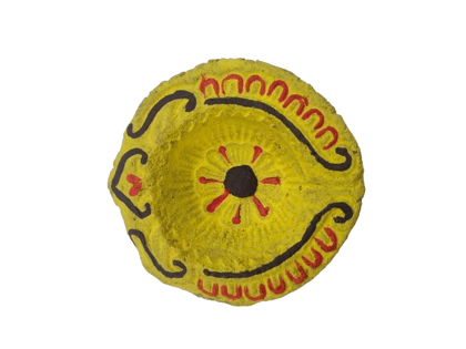 BEJHA Natural Panchgavya Cow Dung Gobar Diya/Vilakku/Deepa for Daily Puja, Festivals - Pack Of 1 (4 Per Pack) BEJHA Natural Panchgavya Cow Dung Gobar Diya/Vilakku/Deepa for Daily Puja, Festivals - Pack Of 1 (4 Per Pack)