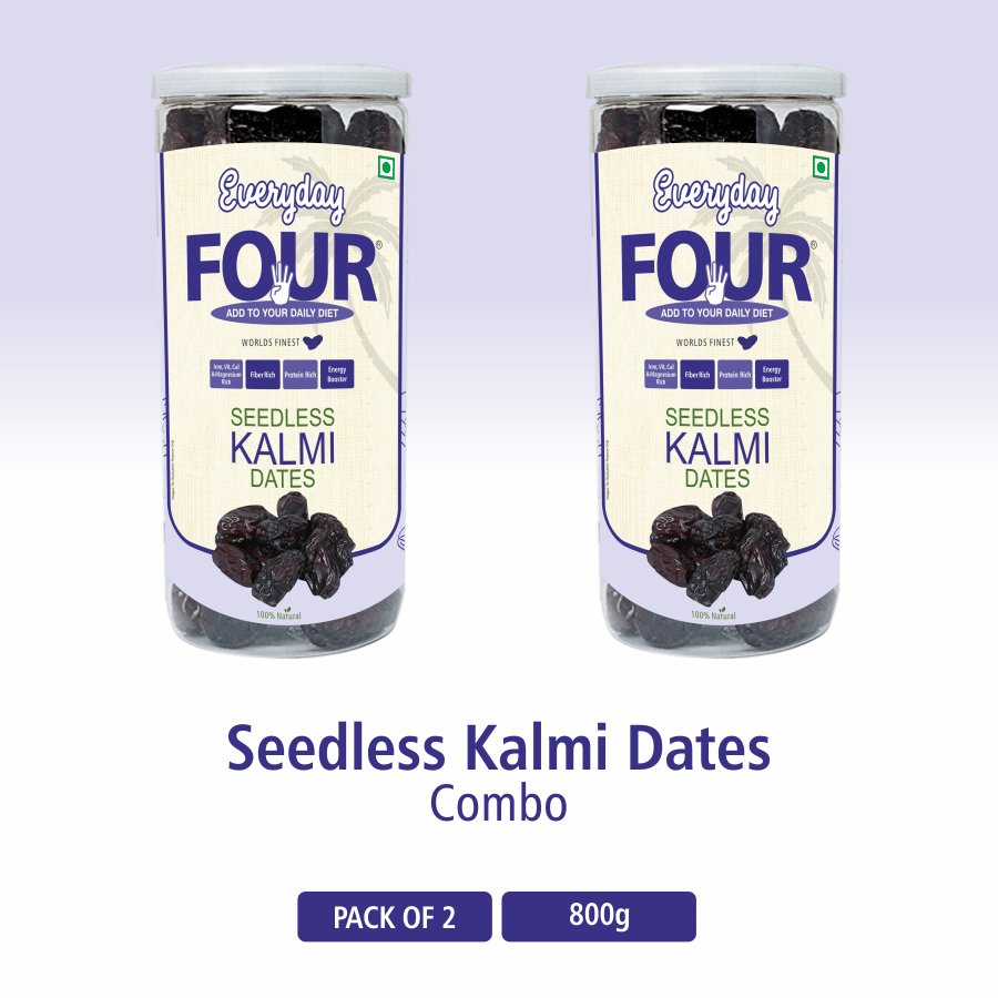 Everyday Four 800g Seedless Kalmi (Safawi) Dates (400g*2)