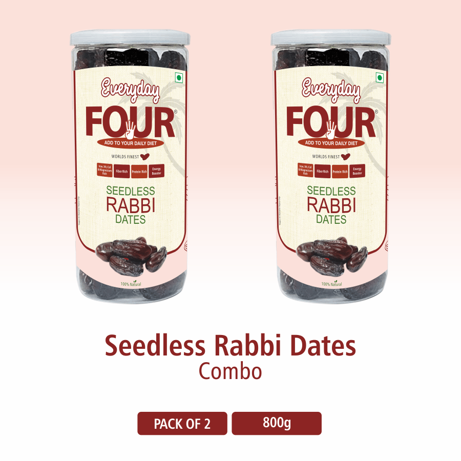 Everyday Four 800g Seedless Rabbi Dates (400g*2)