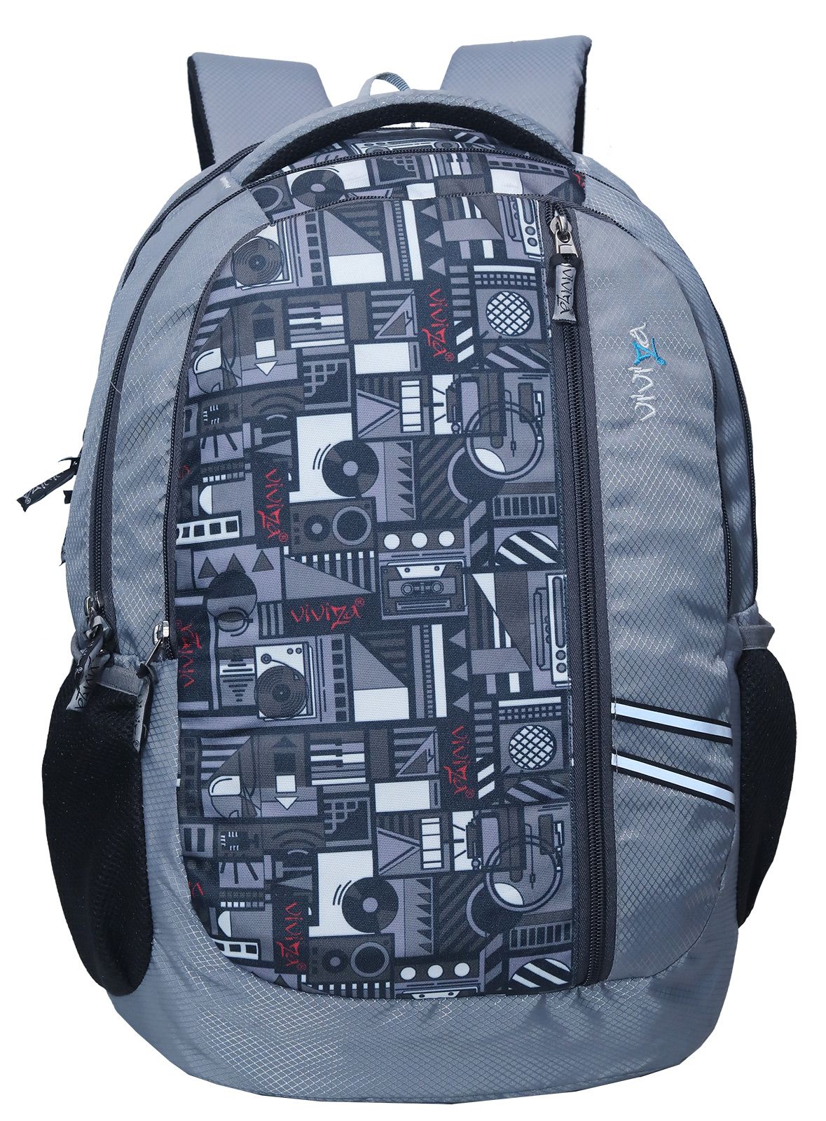 VIVIZA V-118 CASUAL BACKPACK FOR MEN AND WOMEN GREY