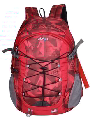 VIVIZA V-124 CASUAL BACKPACK FOR MEN AND WOMEN RED