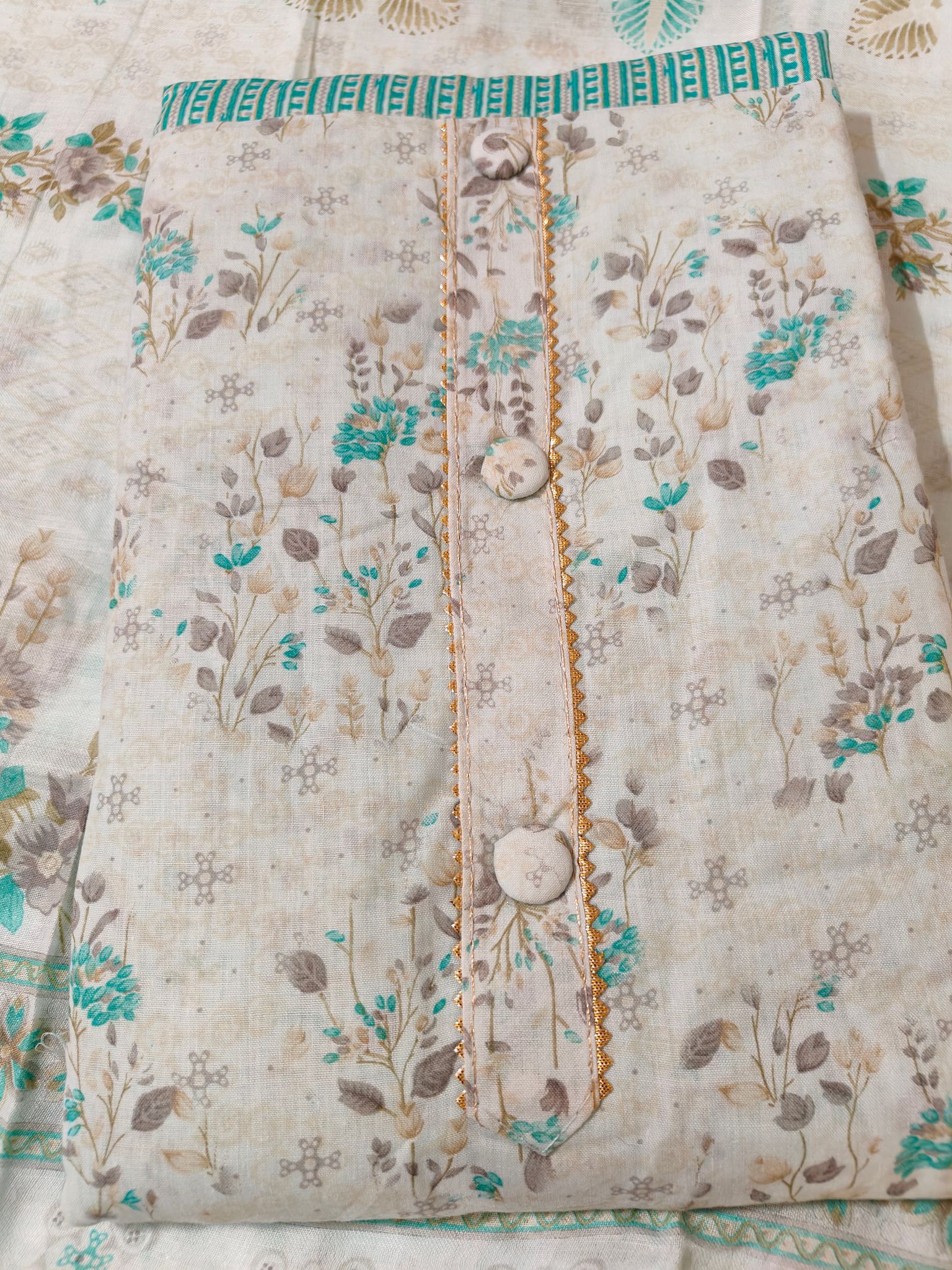 Women's Cotton Dress Material (Unstitched Salwar Suit)