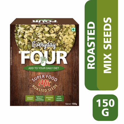 Everyday Four Roasted Mix Seeds 150g | Unsalted |