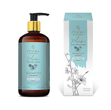 ETHORA Mohibri Natural Hair Shampoo for Strong Hair, Anti Dandruff & Hair Fall Control Shampoo