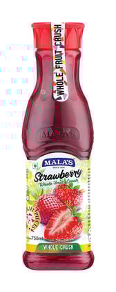 Malas Strawberry Whole Crush 750ml Pet Bottle