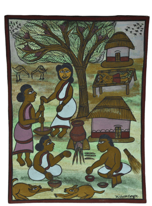 Jharcraft Paithkar Painting Natural Colour (PG00049)