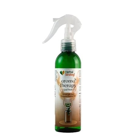 Herbal Strategi Eucalyptus Aroma Therapy - Spa Fresh - 200ml | Infused with Pure Eucalyptus Essential Oil | 100% Pure and Undiluted. No additives or Fillers| Long Lasting | Non Toxic, Safe No side effects | Kid & Pet friendly | Cruelty free Vegan.