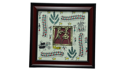 Jharcraft Jali Frame W. Saura Art (DK00549)