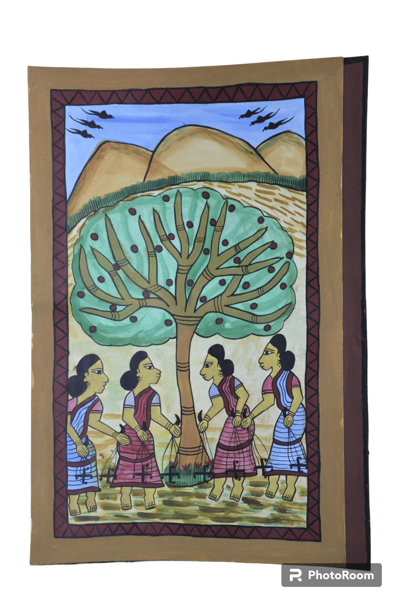 Jharcraft Paithkar Painting Natural Colour (PG00047)