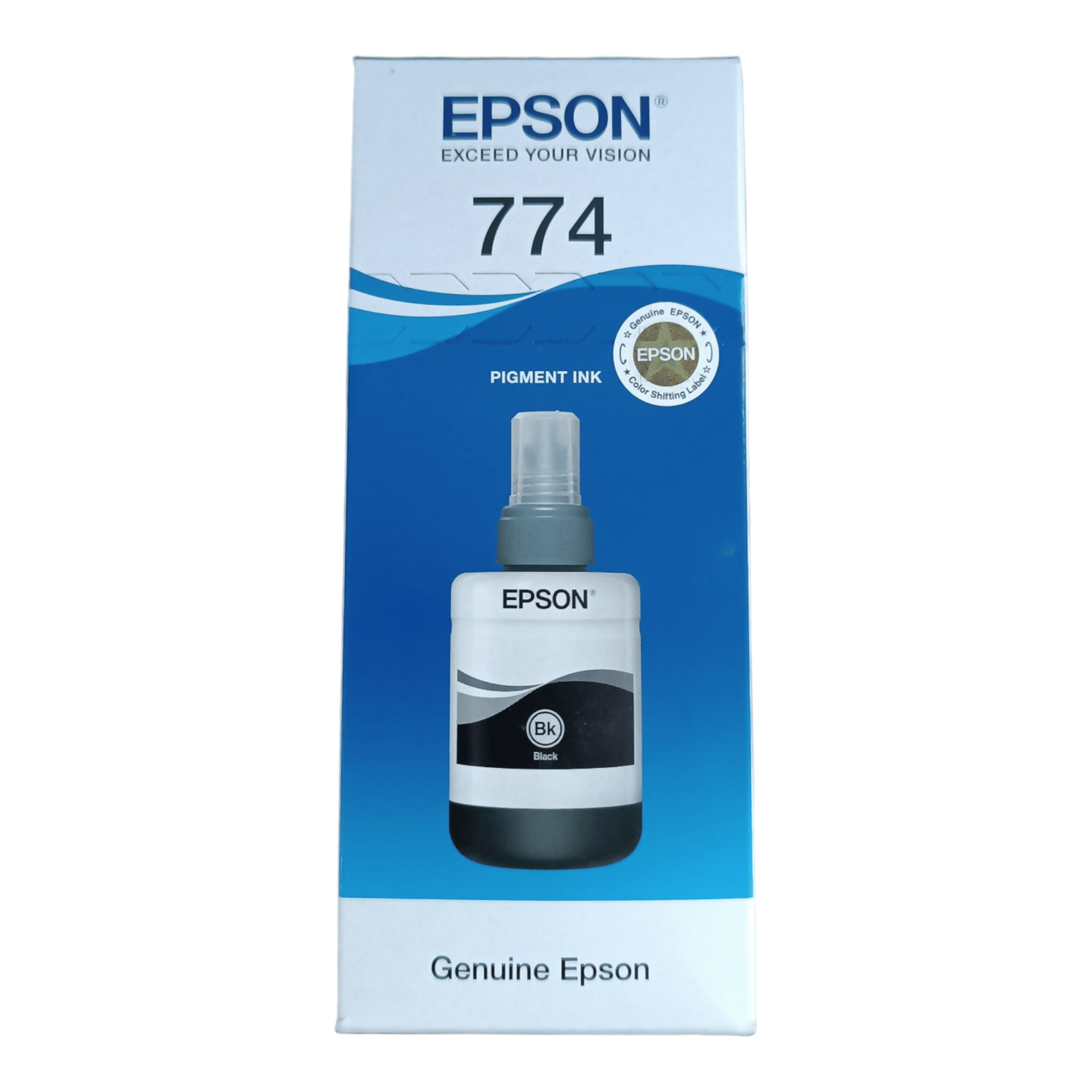 Genuine Epson T7741 (140ml) Black Ink Bottle for M100, M105, M200, M205, M605, M655, and L1455