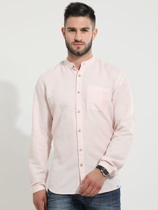 Quartz Mod Pink Linen shirt Quartz Mod Pink Linen shirt