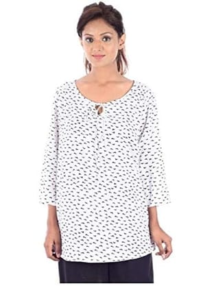Womens Rayon Western Medium Top (White, Black, XXXL) PID32125 Womens Rayon Western Medium Top (White, Black, XXXL) PID32125