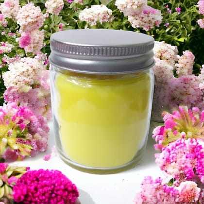 Vogue Vela Rose Nu 100g Beeswax Jar Candle - Pack of 2 | Natural Beeswax Scented with Roses