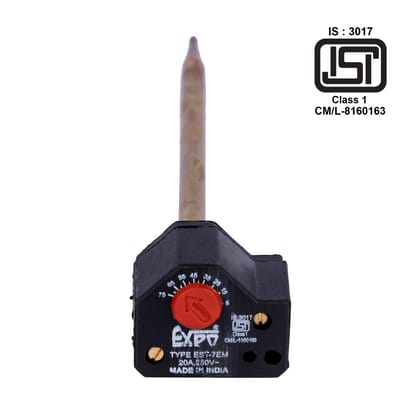 EXPO Geyser Thermostat Electric Water Heater Geyser thermostat 7" | General Temperature Setting at 65 ± 5°C (Adjustable) | (7 inches) (175 mm)