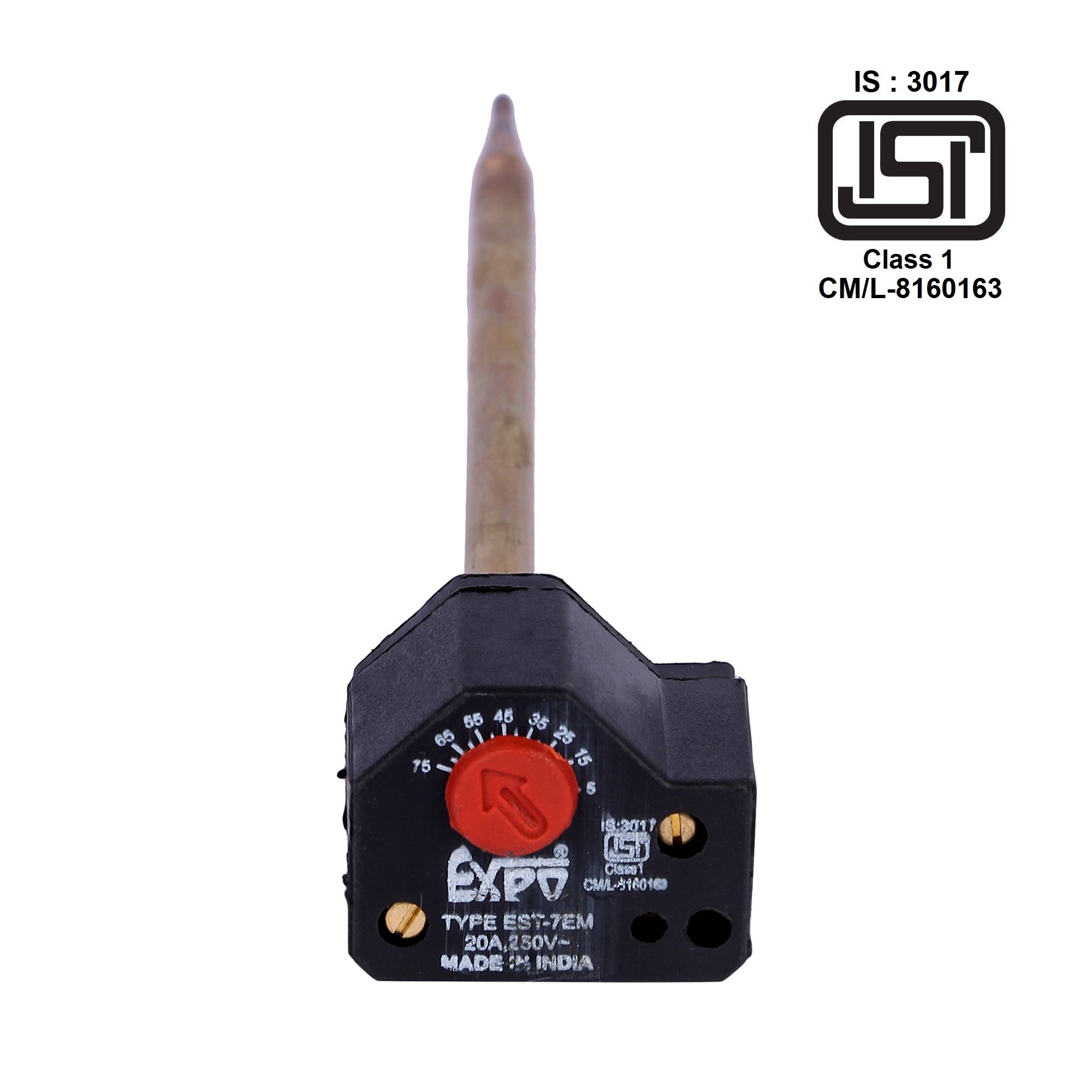 EXPO Geyser Thermostat Electric Water Heater Geyser thermostat 7" | General Temperature Setting at 65 ± 5°C (Adjustable) | (7 inches) (175 mm)