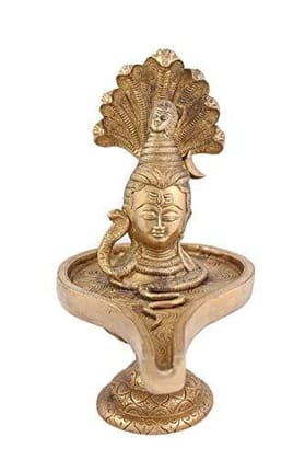 Arihant Craft� Hindu God Shivling Idol Hand Work Showpiece � 25.8 cm (Brass, Gold) Arihant Craft� Hindu God Shivling Idol Hand Work Showpiece � 25.8 cm (Brass, Gold)