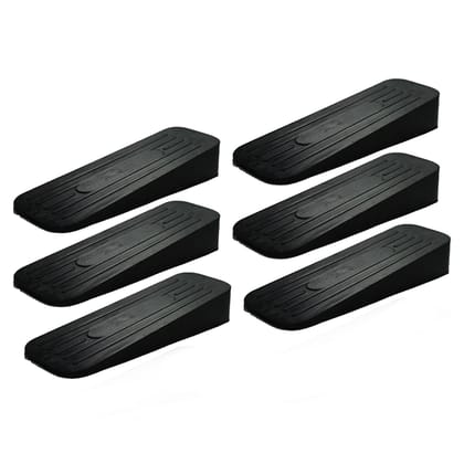 ALP Black Door Stoppers, Pack of 6 ALP Black Door Stoppers, Pack of 6