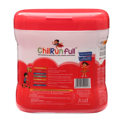 ChilRun Full 2+, Health and Nutrition Drink, Chocolate, 200g, Jar. Total Nutrition For Children’s Growth, Supports Weight & Height Gain, Immune Function & Brain Development. ChilRun Full 2+, Health and Nutrition Drink, Chocolate, 200g, Jar. Total Nutrition For Children’s Growth, Supports Weight & Height Gain, Immune Function & Brain Development.