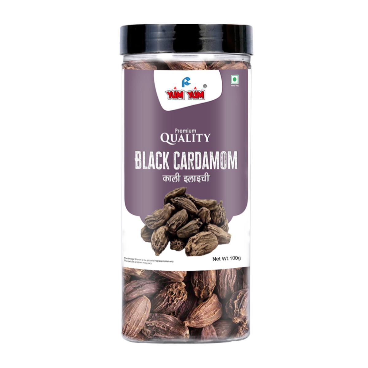 Yum Yum Black Cardamom(Badi Elaichi) 100g