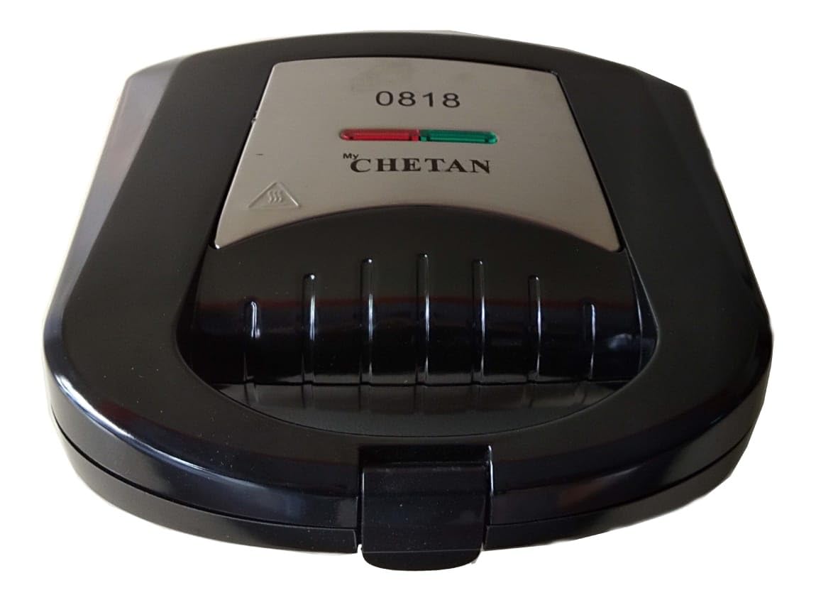 MyChetan 2 Slice Grill Sandwich Maker | Fixed Non-Stick Grill Plates with Powerful 750 Watt Heating Rods