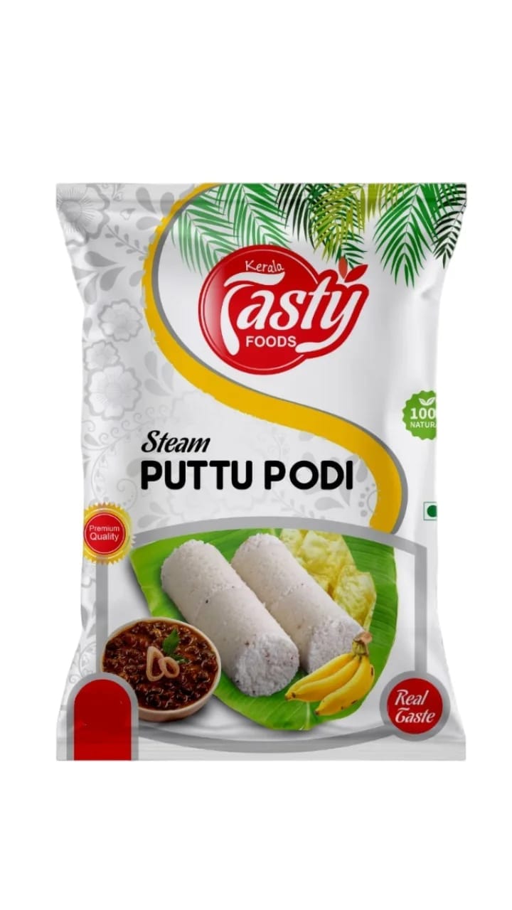 Kerala tasty foods ivani steam puttu podi
