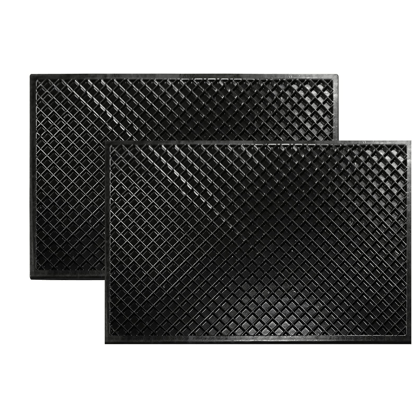 ALP EPDM Black Door Mats, Pack of 2 ALP EPDM Black Door Mats, Pack of 2