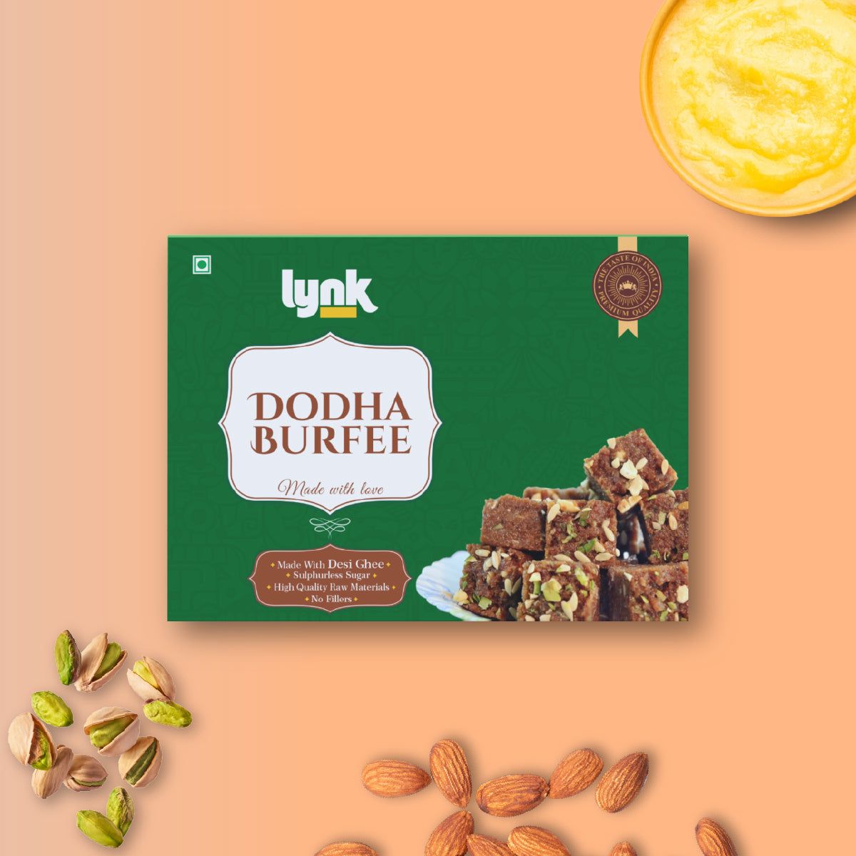 Lynk Ghee Dodha Burfee: A Traditional Health Treat