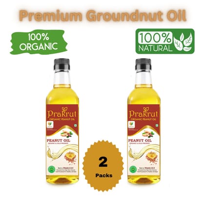 PRAKRUT - PEANUT OIL - ORGANIC & COLD PRESSED PRAKRUT - PEANUT OIL - ORGANIC & COLD PRESSED