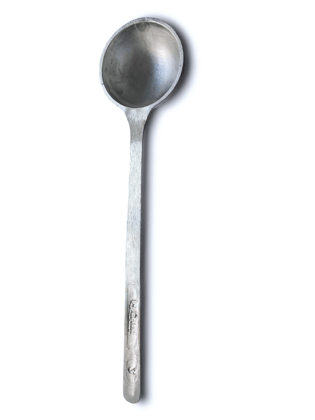 NAAYAGI - INDOLIUM MADE FRYING SPOON / TADKA PAN / KARANDY