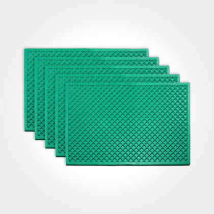ALP EPDM Rubber Green Door Mats, Pack of 5 ALP EPDM Rubber Green Door Mats, Pack of 5