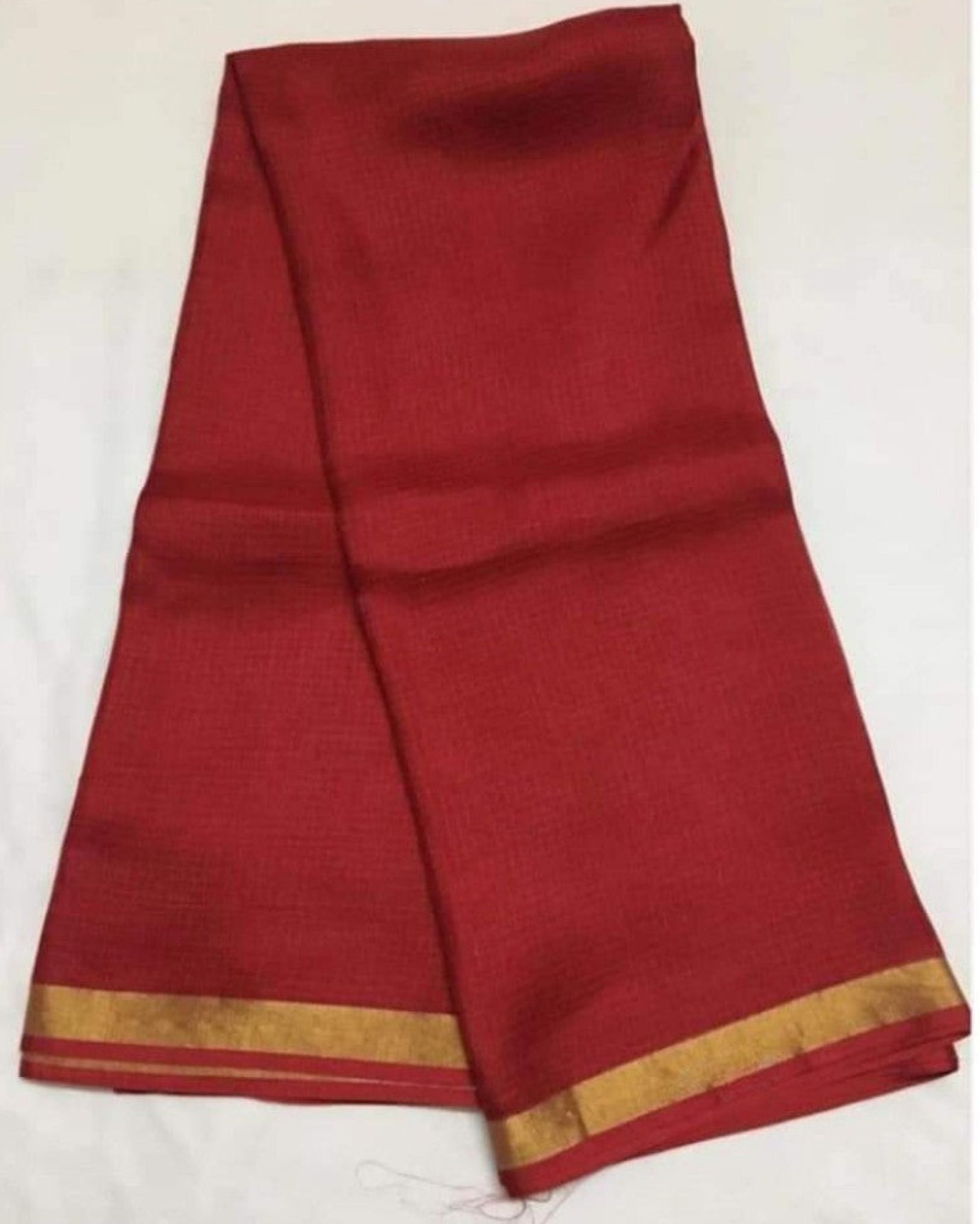 Kota Doria Pure Silk Saree Hand Dyed with Blouse-2283