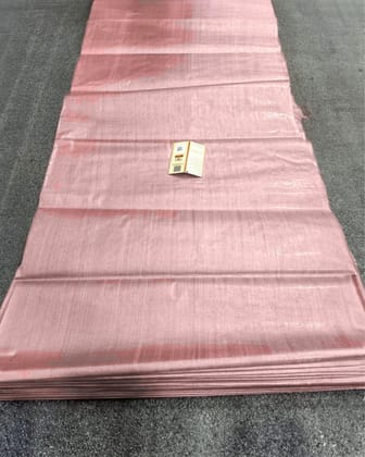 Silkmark Certified Pure Tussar Silk Fabric Light Pink Color-7712