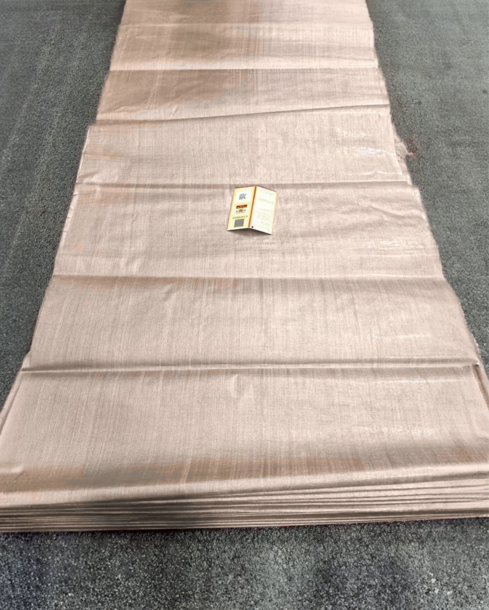 Silkmark Certified Pure Tussar Silk Fabric Beige Color-5020